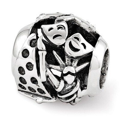 Swarovski New York Collage Bead - Sterling Silver QRS3429, MPN: QRS3429, 886774964676