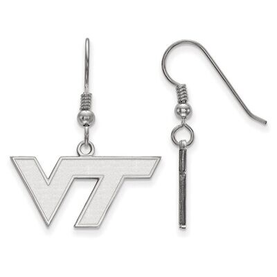 Virginia Tech Small Dangle Earring Wire Sterling Silver SS007VTE, MPN: SS007VTE, 886774720104