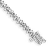 1.6mm Diamond Tennis Bracelet 14k White Gold X700WAAA, MPN: X700WAAA, 883957181745