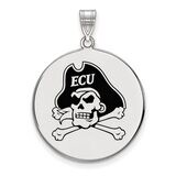 East Carolina University Extra Large Enamel Disc Pendant Sterling Silver SS071ECU, MPN: SS071ECU, 8…