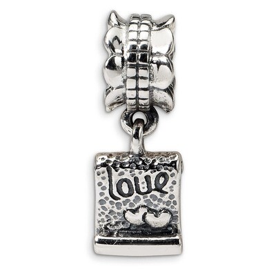 Love Note Dangle Bead - Sterling Silver QRS477, MPN: QRS477, 883957723815
