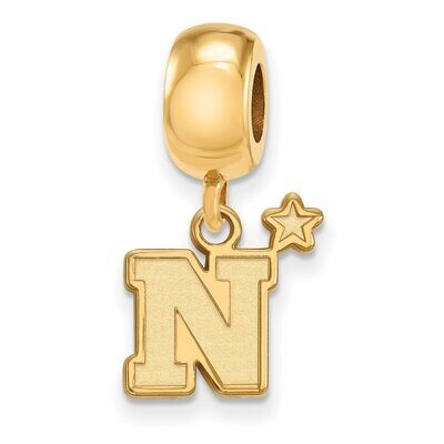 Navy Bead Charm Small Dangle Gold-plated Silver GP010USN, MPN: GP010USN, 886774911991