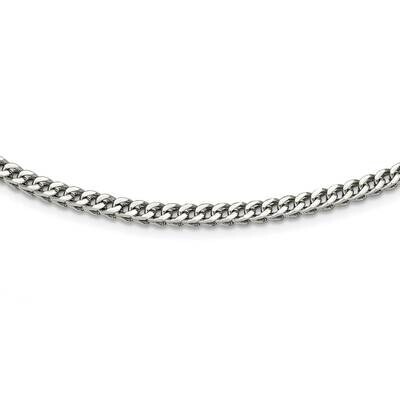 Franco 24 Inch Necklace Stainless Steel SRN824-24 by Chisel, MPN: SRN824-24, 886774994512