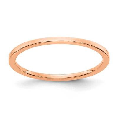 1.2mm Flat Stackable Band 14k Rose Gold STK16-120R, MPN: STK16-120R, 191101583933