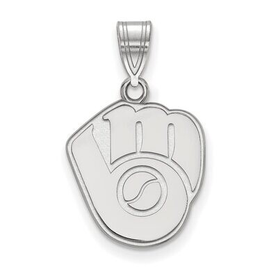 Milwaukee Brewers Medium Pendant 10k White Gold 1W021BRE, MPN: 1W021BRE, 886774782683