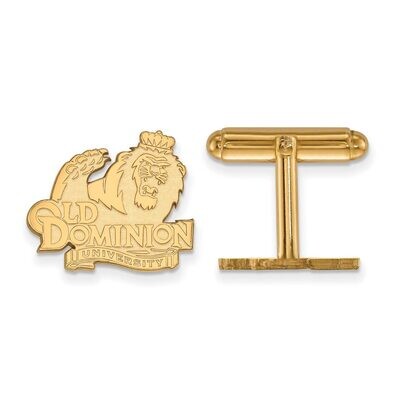 Old Dominion University Cufflinks 14k Yellow Gold 4Y010ODU, MPN: 4Y010ODU, 886774870168