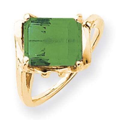 10x8mm Emerald Cut Mount Saint Helens Ring 14k Gold Y4537MS, MPN: Y4537MS, 883957437132