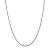 3mm Diamond-Cut Rope Chain 22 Inch 10k White Gold 10K023W-22, MPN: 10K023W-22, 191101727177