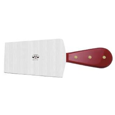 Berti Trapezium Knife Red Lucite Handle 485
