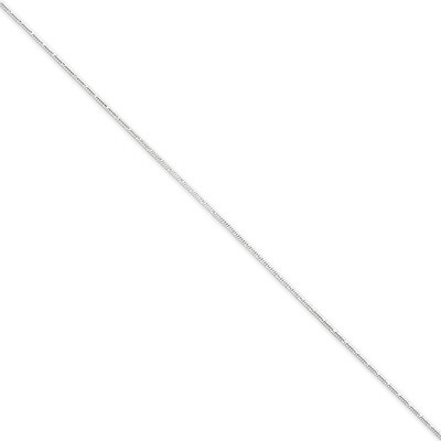 7 Inch 1.2mm Diamond-cut Snake Chain Sterling Silver QSD1-7, MPN: QSD1-7, 883957256658