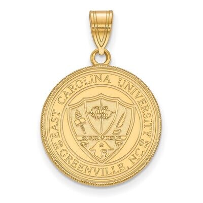 East Carolina University Large Crest Pendant Gold-plated Silver GP054ECU, MPN: GP054ECU, 8867749487…