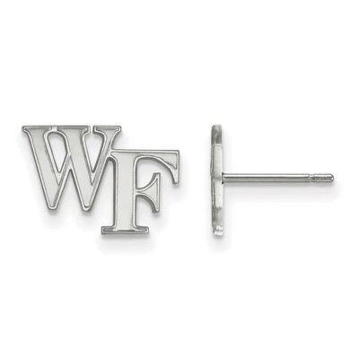 Wake Forest University x-Small Post Earringss 10k White Gold 1W061WFU, MPN: 1W061WFU, 191101097171