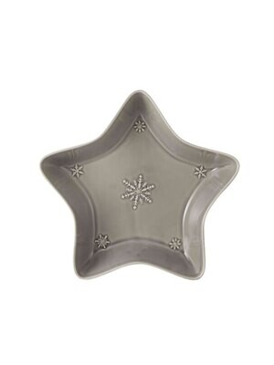 Bordallo Pinheiro Pinheiro Snowflakes Star Bowl 37 Anthracite 65023648, MPN: 65023648, 5600413609422