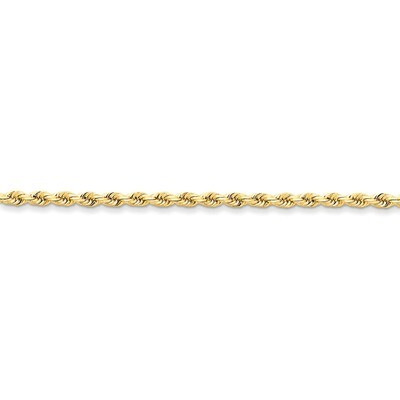 3.20mm Diamond-cut Rope with Lobster Clasp Chain 16 Inch 14k Gold 023L-16, MPN: 023L-16, 8867743950…