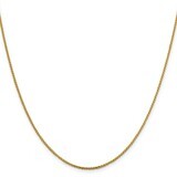 Leslie&#39;s 1.4 mm Diamond-cut Open Franco Chain 18 Inch 14k Gold HB-7216-18, MPN: 7216-18, 1911018480…