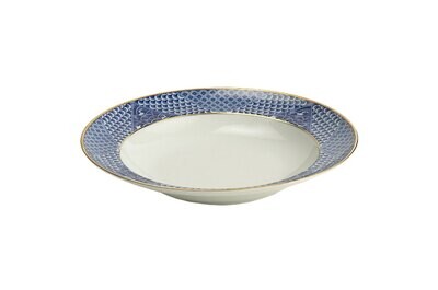 Mottahedeh Indigo Wave Rim Soup S905, MPN: S905,