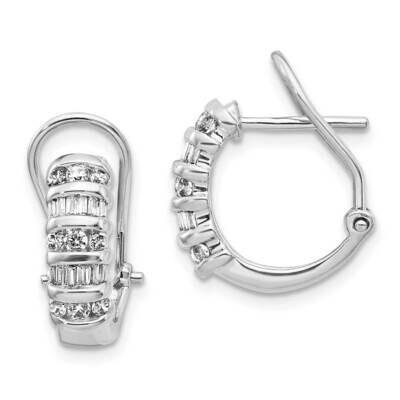 Earrings 14k White Gold Diamond EM4223-053-WA, MPN: EM4223-053-WA, 883957262970