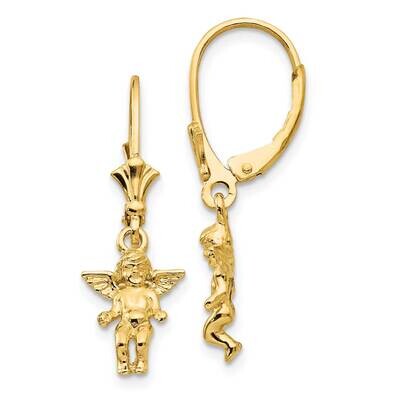 Angel Leverback Earrings 14k Gold TF1773, MPN: TF1773, 637218176656