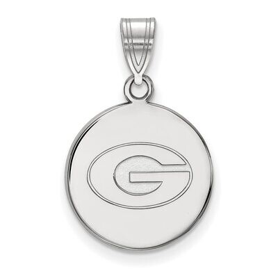 University of Georgia Medium Disc Pendant 14k White Gold 4W039UGA, MPN: 4W039UGA, 886774847429