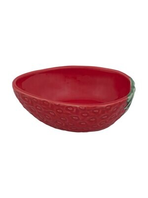 Bordallo Pinheiro Pinheiro Strawberries Oval Bowl Decorated 65004476, MPN: 65004476, 5600876078476