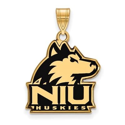 Northern Illinois University Large Enamel Pendant Gold-plated Silver GP017NIU, MPN: GP017NIU, 88677…