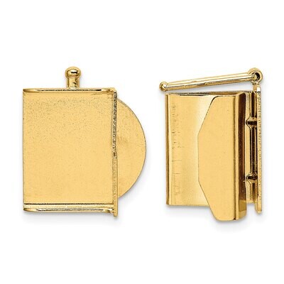 Folded Tongue and Box Clasp 14k Yellow Gold YG1845, MPN: YG1845,