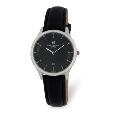 Charles Hubert Ladies Stainless Steel Black Dial Watch  XWA6065, MPN: XWA6065, 848870008678