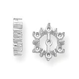 Diamond Earring Jacket Component 14k White Gold WG924, MPN: WG924,