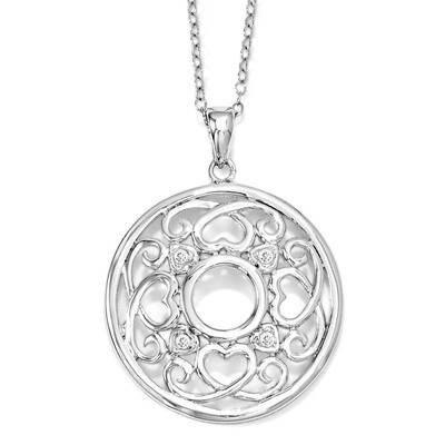 Wisdom Of Friendship 18 Inch Necklace Sterling Silver with Diamonds QSX561, MPN: QSX561, 8867742542…