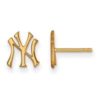 New York Yankees x-Small Post Earring 14k Yellow Gold 4Y008YAN, MPN: 4Y008YAN, 886774868356