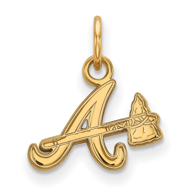 Atlanta Braves x-Small Pendant 10k Yellow Gold 1Y020BRA, MPN: 1Y020BRA, 886774811666