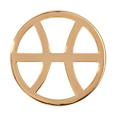 Nikki Lissoni Pisces Gold-Plated 33mm Coin C119202GM, MPN: C119202GM, 8718627465141