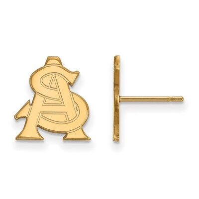 Arizona State University Small Post Earring 10k Yellow Gold 1Y031AZS, MPN: 1Y031AZS, 886774814889