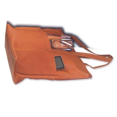 Tan Leather Large Tote GP6671, MPN: GP6671, 892925100800