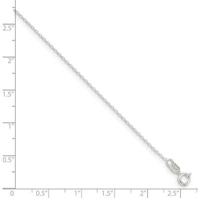 20 Inch 0.95mm Cable Chain Sterling Silver QPE85-20, MPN: QPE85-20, 886774123110