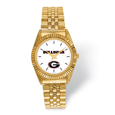 University of Georgia Pro Gold-tone Mens Watch UGA166, MPN: UGA166, 634401016980