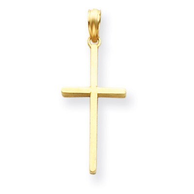 Cross Pendant 14k Gold Polished C3784, MPN: C3784, 637218016440