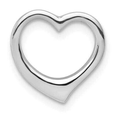 Heart Chain Slide 14k White Gold Polished C2917W, MPN: C2917W, 637218142965