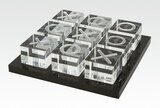 Tizo Acrylic Royal Tic Tac Toe Black Board Clear Cubes HA111BKXO, MPN: HA111BKXO,