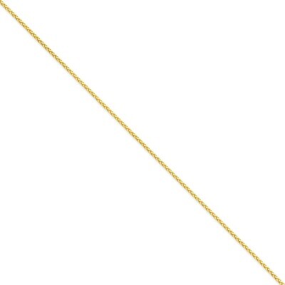 1.9mm Round Diamond-cut Wheat Chain 8 Inch 14k Gold PEN277-8, MPN: PEN277-8, 886774401461