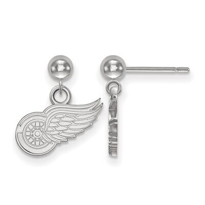 Detroit Red Wings Earring Dangle Ball Sterling Silver SS010RWI, MPN: SS010RWI, 886774764603