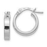 Leslie&#39;s Hoop Earrings 14k White Gold Polished HB-LE1345, MPN: LE1345, 191101756719