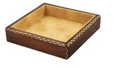 Tizo Square Nostalgias Tray  Brown With Inlay NC422BRTY, MPN: NC422BRTY,