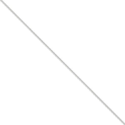 2mm Cable Chain 18 Inch 14k White Gold PEN210-18, MPN: PEN210-18, 886774432892