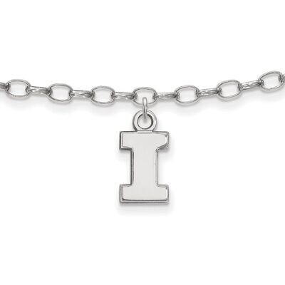 University of Illinois Anklet Sterling Silver SS030UIL, MPN: SS030UIL, 886774707952