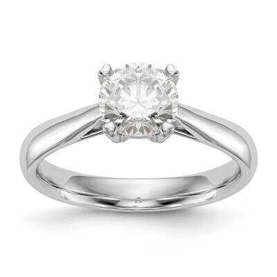 1/4 Ct Round Vs/Si, D E F, Lab Grown Diamond Solitaire Engagement Rin 14k White Gold RM1930E-025-WL…