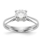 1/4 Ct Round Vs/Si, D E F, Lab Grown Diamond Solitaire Engagement Rin 14k White Gold RM1930E-025-WL…