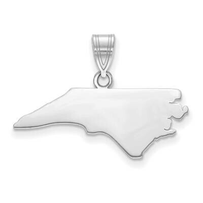 Nc State Pendant Bail Only 14k White Gold XNA707W-NC, MPN: XNA707W-NC, 886774753591