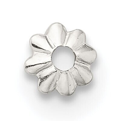 3.75mm Bead Cap Sterling Silver SS4490, MPN: SS4490,