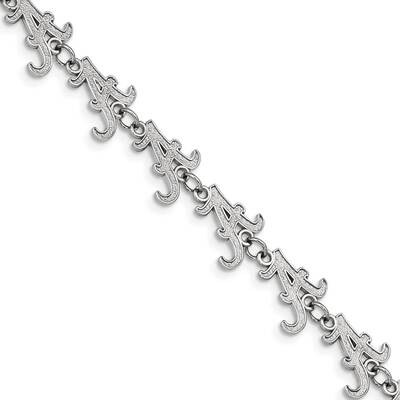 The University of Alabama Logo Link with 1.5InExtender Bracelet Stainless Steel ST515UAL, MPN: ST51…